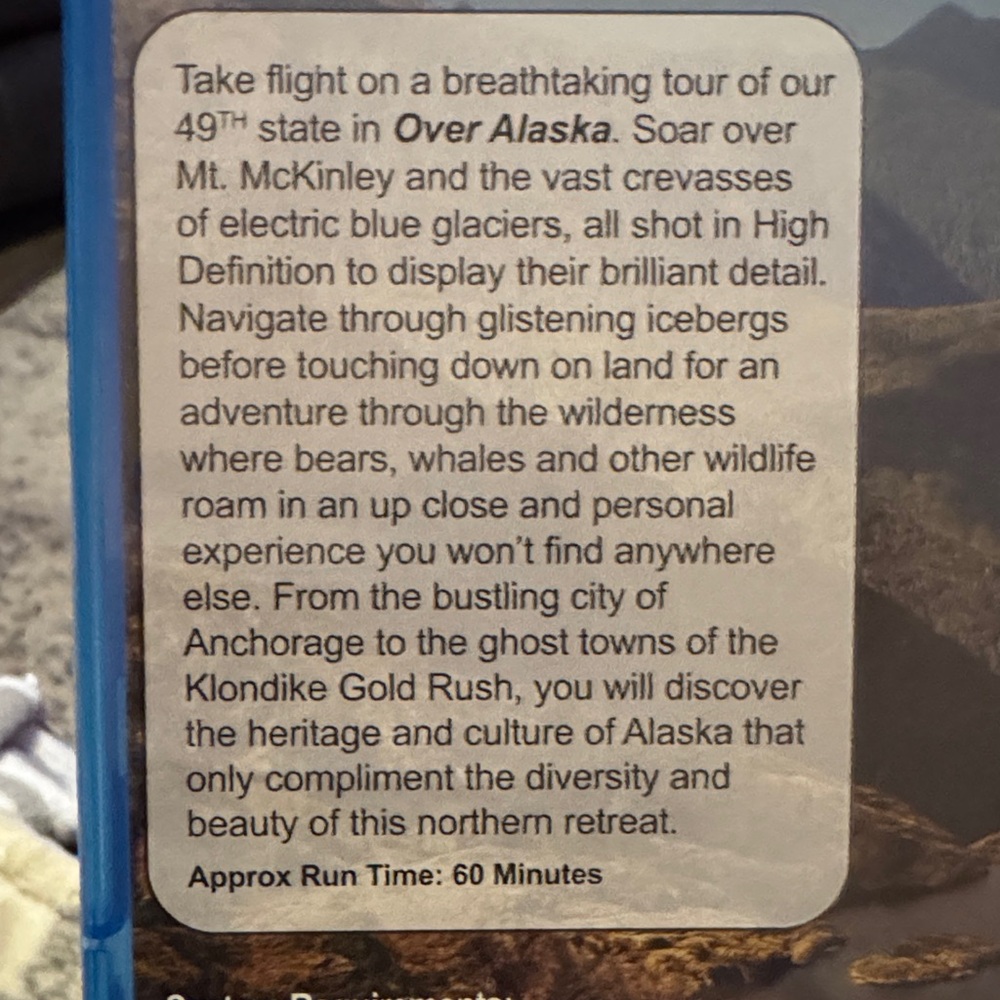 Over Alaska Blu-ray In High Definition - Picture 3 of 4